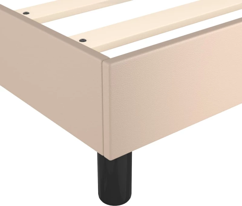 ΠΛΑΙΣΙΟ ΚΡΕΒΑΤΙΟΥ BOXSPRING ΚΑΠΟΥΤΣΙΝΟ 200X200ΕΚ. ΣΥΝΘΕΤ. ΔΕΡΜΑ 3121070