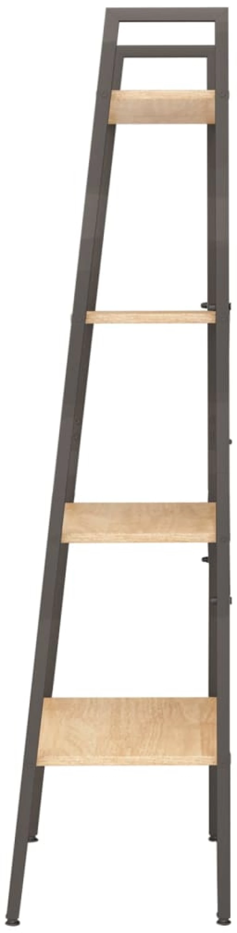 ΡΑΦΙΕΡΑ 4 ΕΠΙΠΕΔΩΝ ΑΝΟΙΧΤΟ ΚΑΦΕ & ΜΑΥΡΟ 56 X 35 X 140 ΕΚ. 336364