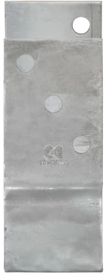 ΣΤΗΡΙΓΜΑΤΑ ΠΕΡΙΦΡΑΞΗΣ 6 ΤΕΜ. ΑΣΗΜΙ 8X6X15 ΕΚ. ΓΑΛΒΑΝΙΣΜ. ΑΤΣΑΛΙ 145330