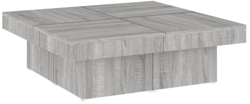 ΤΡΑΠΕΖΑΚΙ ΣΑΛΟΝΙΟΥ ΓΚΡΙ SONOMA 90X90X28 ΕΚ. ΕΠΕΞΕΡΓΑΣΜΕΝΟ ΞΥΛΟ 826636