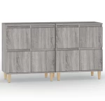 ΝΤΟΥΛΑΠΙ 2 ΤΕΜ. ΓΚΡΙ SONOMA 60X35X70 ΕΚ. ΑΠΟ ΕΠΕΞΕΡΓΑΣΜΕΝΟ ΞΥΛΟ 3185757