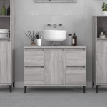 ΝΤΟΥΛΑΠΙ ΝΙΠΤΗΡΑ ΓΚΡΙ SONOMA 80 X 33 X 60ΕΚ. ΕΠΕΞΕΡΓΑΣΜΕΝΟ ΞΥΛΟ 821282