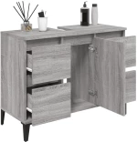 ΝΤΟΥΛΑΠΙ ΝΙΠΤΗΡΑ ΓΚΡΙ SONOMA 80 X 33 X 60ΕΚ. ΕΠΕΞΕΡΓΑΣΜΕΝΟ ΞΥΛΟ 821282