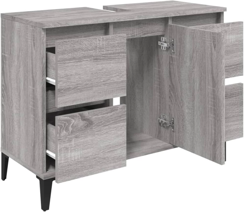 ΝΤΟΥΛΑΠΙ ΝΙΠΤΗΡΑ ΓΚΡΙ SONOMA 80 X 33 X 60ΕΚ. ΕΠΕΞΕΡΓΑΣΜΕΝΟ ΞΥΛΟ 821282