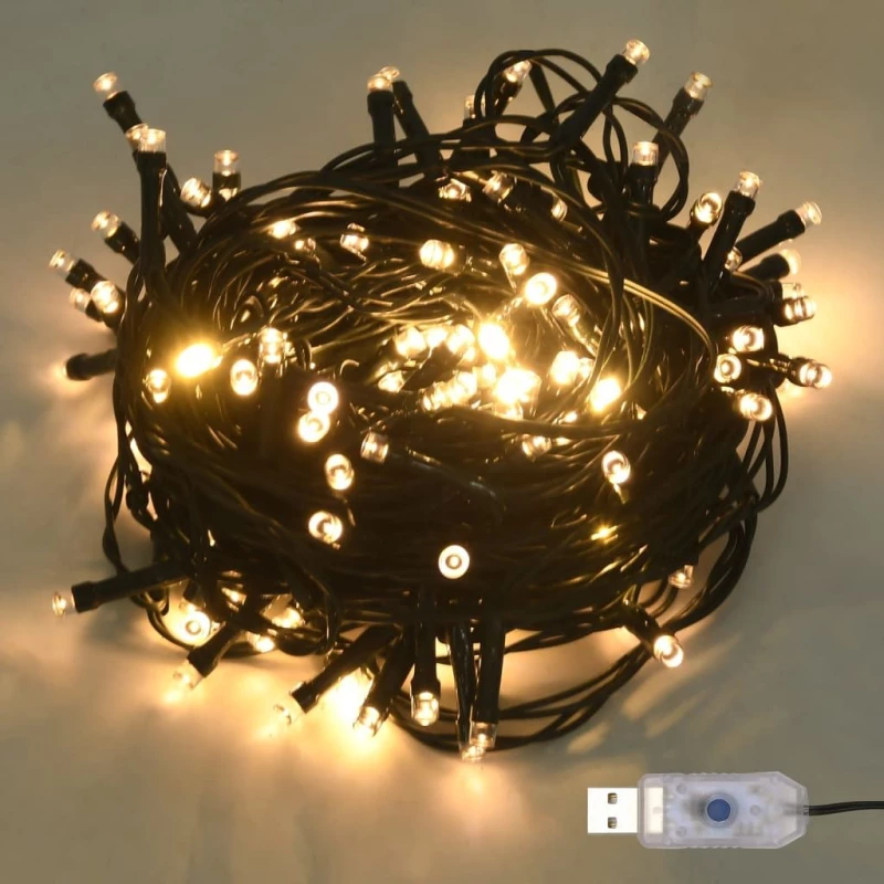 ΓΙΡΛΑΝΤΑ LED ΘΕΡΜΟ ΛΕΥΚΟ 30 Μ. ΑΠΟ PVC 330047