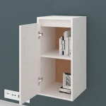 ΝΤΟΥΛΑΠΙ ΤΟΙΧΟΥ ΛΕΥΚΟ 30 X 30 X 60 ΕΚ. ΑΠΟ ΜΑΣΙΦ ΞΥΛΟ ΠΕΥΚΟΥ 813487