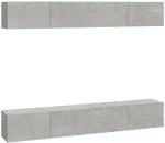 ΈΠΙΠΛΑ ΤΗΛΕΟΡΑΣΗΣ ΤΟΙΧΟΥ 4 ΤΕΜ. ΓΚΡΙ 100X30X30ΕΚ. ΕΠΕΞΕΡΓ. ΞΥΛΟ 3114193