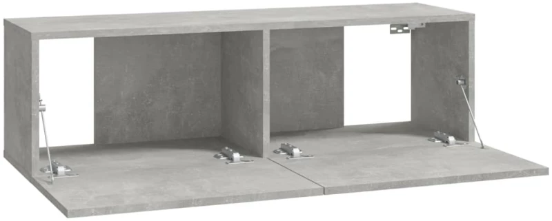 ΈΠΙΠΛΑ ΤΗΛΕΟΡΑΣΗΣ ΤΟΙΧΟΥ 4 ΤΕΜ. ΓΚΡΙ 100X30X30ΕΚ. ΕΠΕΞΕΡΓ. ΞΥΛΟ 3114193