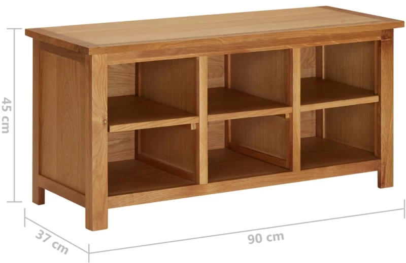 ΠΑΠΟΥΤΣΟΘΗΚΗ 90 X 37 X 45 ΕΚ. ΑΠΟ ΜΑΣΙΦ ΞΥΛΟ ΔΡΥΟΣ 289189