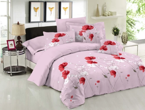 Σετ Κουβερλί LE BLANC Premium Cotton 100% Anemone Pink Υπέρδιπλο 220x240