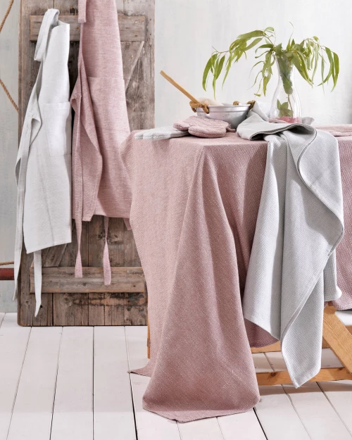 MADDEN - ΤΡΑΠΕΖΟΜΑΝΤΗΛΟ ΡΟΔΙ 140X220