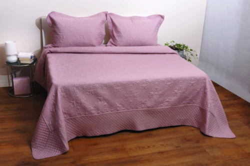 Σετ Κουβερτώριο Υπέρδιπλο 220x240 Olivia Blush Pink