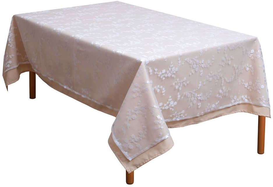 Σετ 2 Τεμ Καρέ 90x90, 85x85 5574 Μπεζ