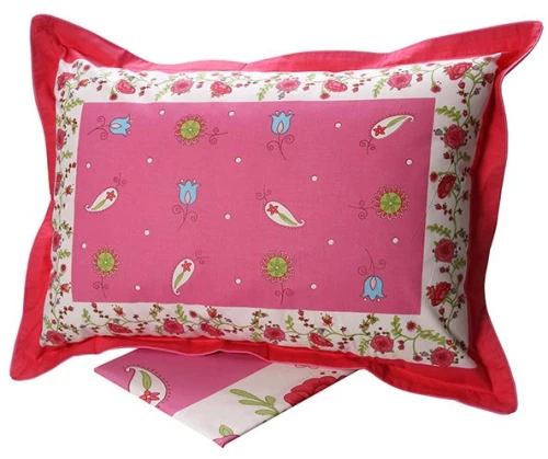 Σετ Σεντόνια Cotton Feelings εμπριμέ 4675 Pink 160X260