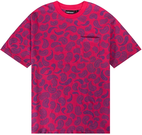 T-Shirt The Hundreds Paisley Fuchsia