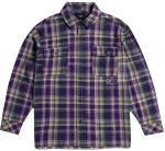 Πουκάμισο HUF Banks Flannel Purple