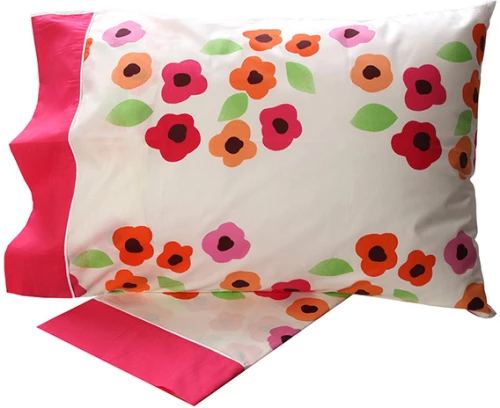 Σετ Σεντόνια Cotton Feelings εμπριμέ 529 Pink 160x260