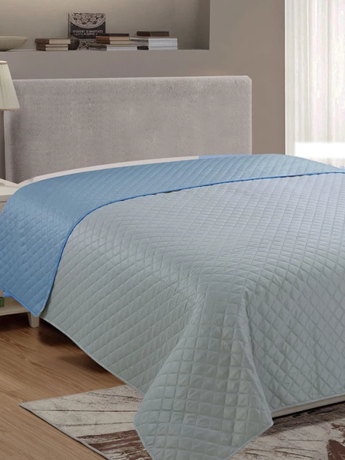 Κουβερλί Fiber Grey - Blue  King size (240x250)