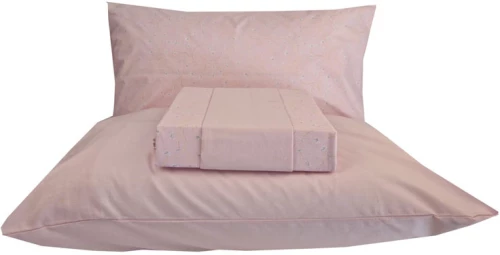 Υπέρδιπλο Σετ Σεντόνια Astron Italy 245Χ260 100% Βαμβακερό Acanthus Pink - 6658