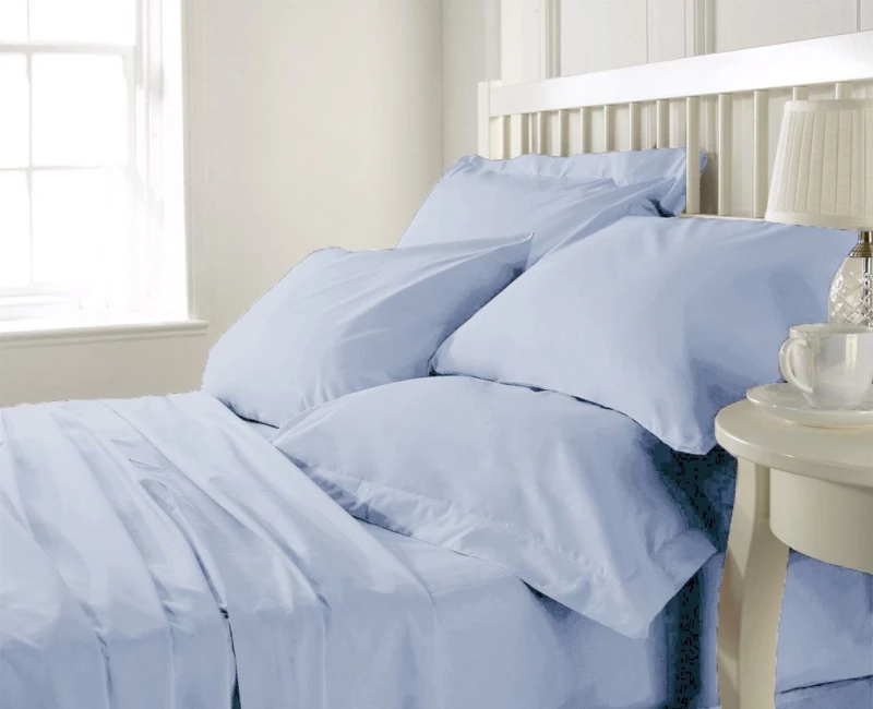 Σετ Σεντόνια Υπέρδιπλα με Λάστιχο 160x200+25 Prestige 2 Sky Blue