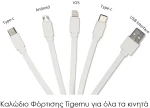 Ανδρικό Backpack LAPTOP Tigernu 3599 (ΔΩΡΟ MULTI CHARGE CABLE)