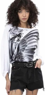 Religion Wings Top White