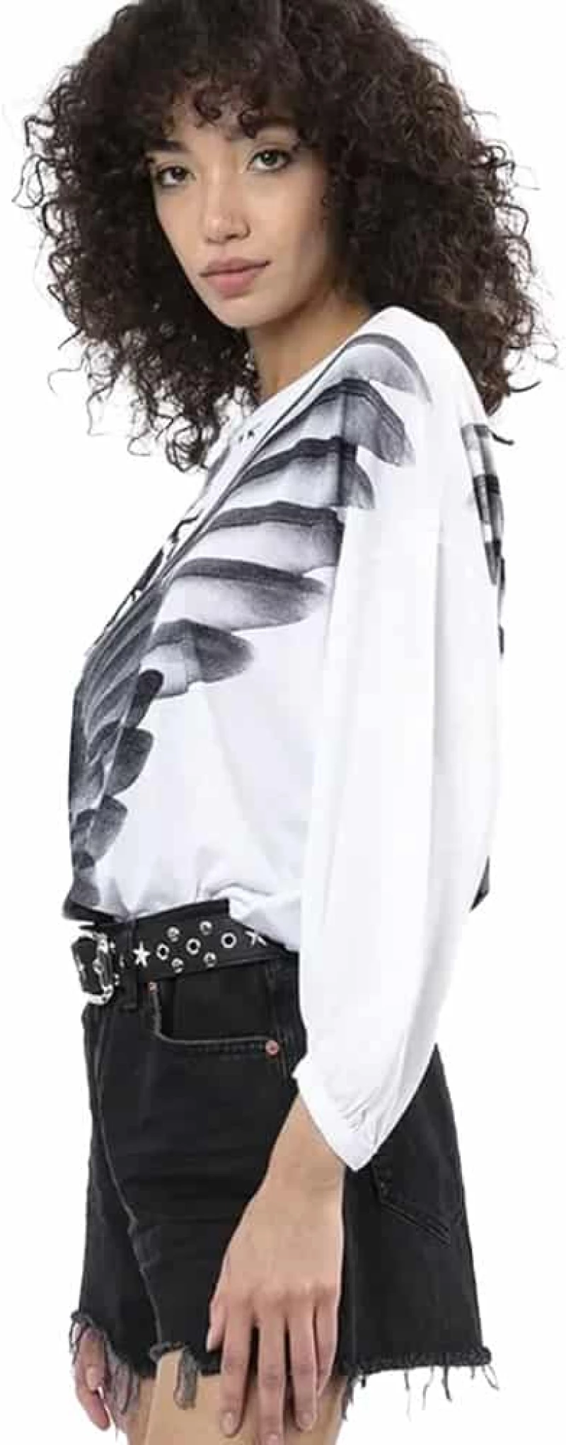 Religion Wings Top White