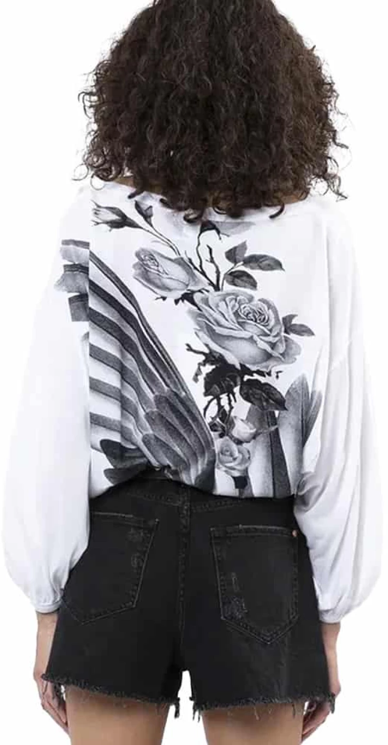 Religion Wings Top White