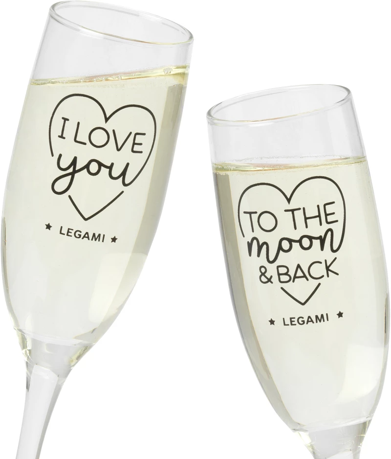 Ποτήρια σαμπάνιας Love Legami