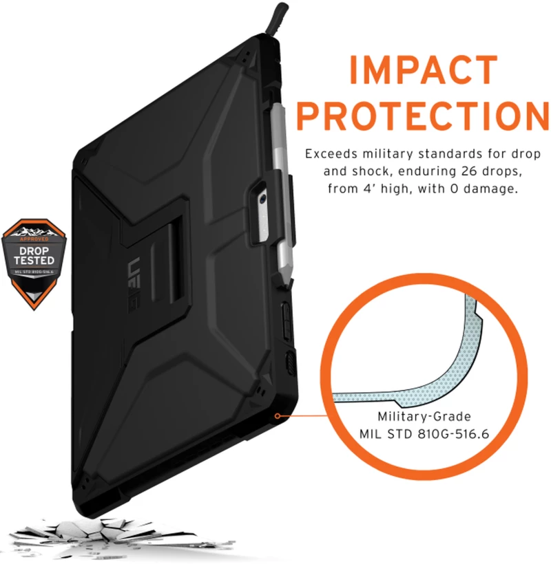 Θήκη UAG Metropolis για MICROSOFT Surface Pro 8 - ΜΑΥΡΟ - 323266114040