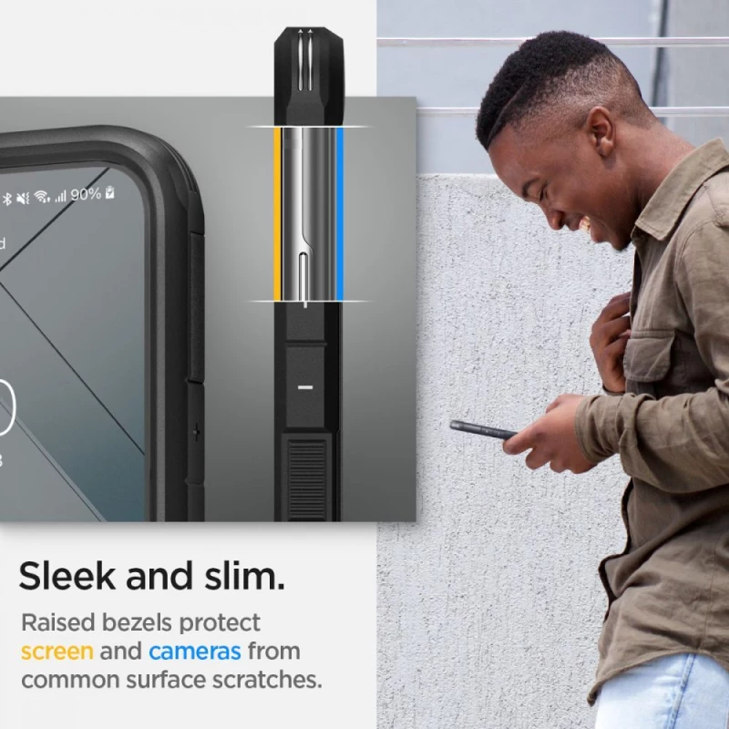 Θήκη SPIGEN SGP Tough Armor για Samsung Galaxy S22 - ΓΡΑΦΙΤΗ - ACS03992