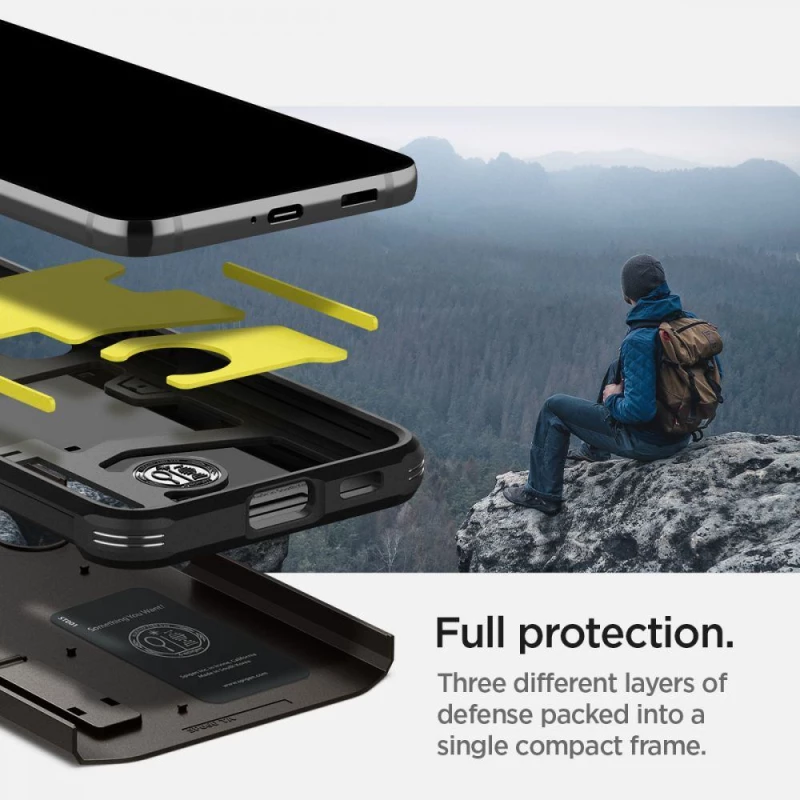 Θήκη SPIGEN SGP Tough Armor για Samsung Galaxy S22 - ΓΡΑΦΙΤΗ - ACS03992