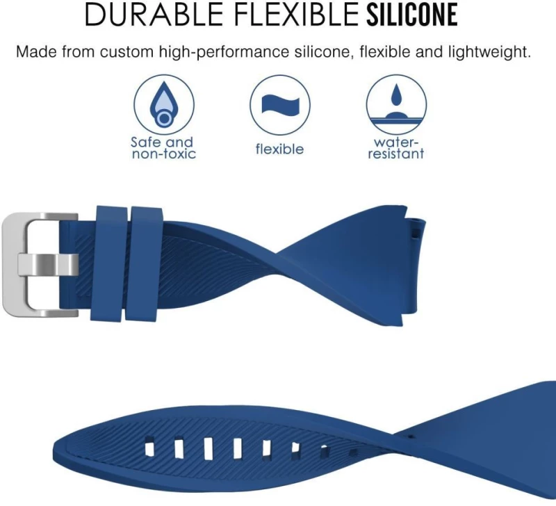 Tech Protect SMOOTHBAND SILICONE λουράκι για Huawei Watch GT 2 Pro - 22mm - ΓΚΡΙ