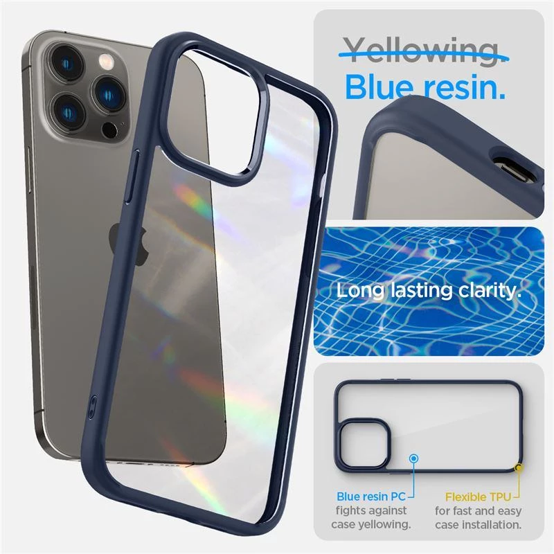 Θήκη Spigen SGP Ultra Hybrid για Apple iPhone 14 PRO 6.1 - ΔΙΑΦΑΝΟ ΜΠΛΕ - ACS04962