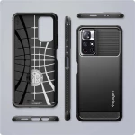 Θήκη Spigen SGP RUGGED ARMOR για XIAOMI REDMI NOTE 11T 5G/11 5G/POCO M4 Pro 5G - ΜΑΥΡΟ - ACS04266