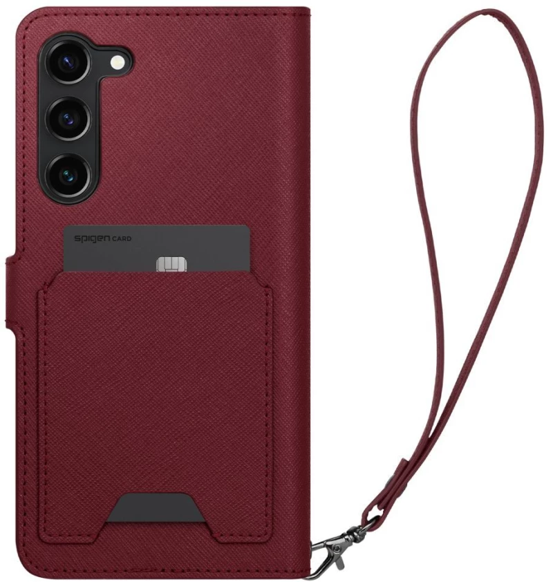 Θήκη Spigen SGP Wallet S PLUS για Samsung Galaxy S23+ PLUS 5G - ΚΟΚΚΙΝΟ - ACS05678