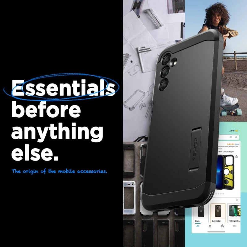 Θήκη SPIGEN SGP Tough Armor για Samsung Galaxy A14 5G - ΜΑΥΡΟ - ACS05848