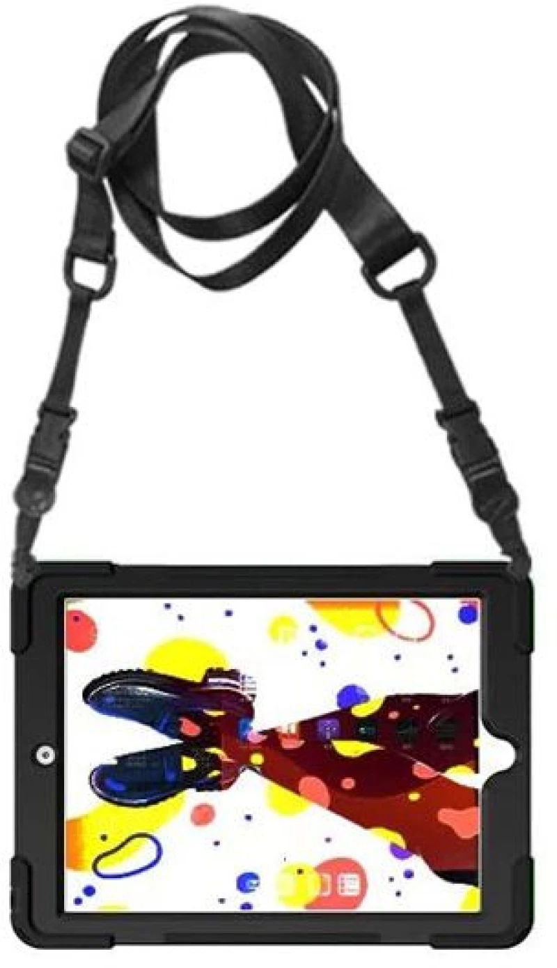 Θήκη TECH PROTECT SURVIVE Securit για Apple iPad 12.9 (2020 - 4th gen), με χειρολαβή & ιμάντα ώμου , polybag edt - ΜΑΥΡΟ - MWB-CIPDP129-013-BLK