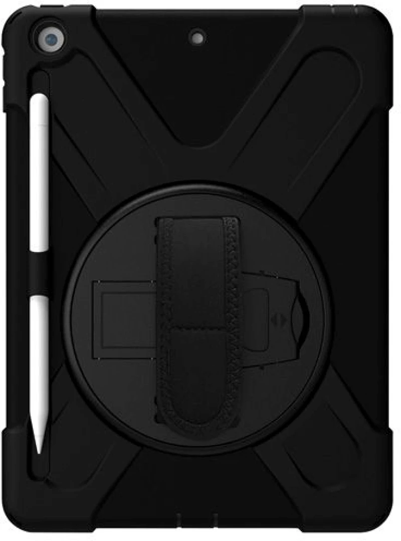 Θήκη TECH PROTECT SURVIVE Securit για Apple iPad 12.9 (2020 - 4th gen), με χειρολαβή & ιμάντα ώμου , polybag edt - ΜΑΥΡΟ - MWB-CIPDP129-013-BLK