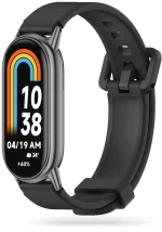 Tech Protect SMOOTH ICONBAND PRO λουράκι για XIAOMI MI BAND 8 / 8 NFC smartwatch - ΜΑΥΡΟ