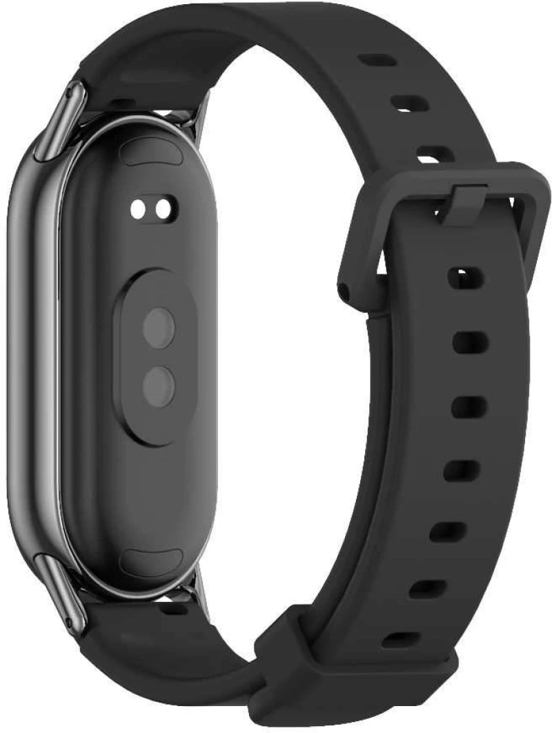 Tech Protect SMOOTH ICONBAND PRO λουράκι για XIAOMI MI BAND 8 / 8 NFC smartwatch - ΜΑΥΡΟ