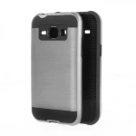 Θήκη TECH PROTECT ΗΥΒRID για Samsung Galaxy J1 - ΧΡΥΣΟ ΓΚΡΙ ΜΑΥΡΟ-ΜΑΥΡΟ