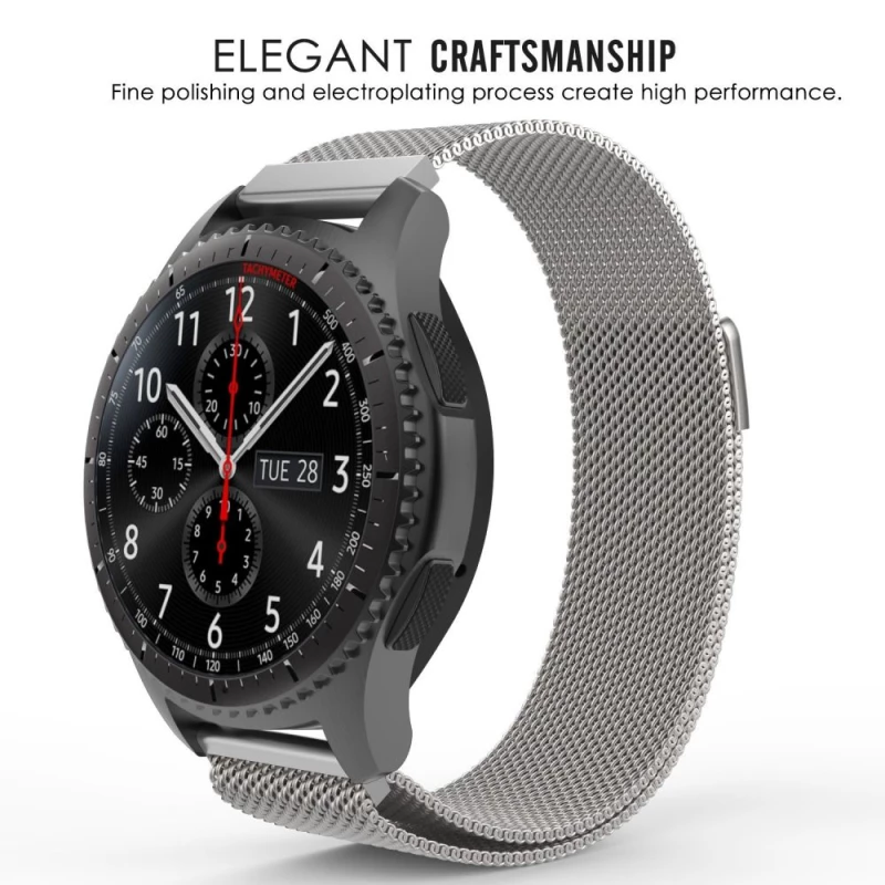 Tech Protect MILANESEBAND λουράκι για NEW Samsung galaxy smartwatch 2018 42MM - ΑΣΗΜΙ