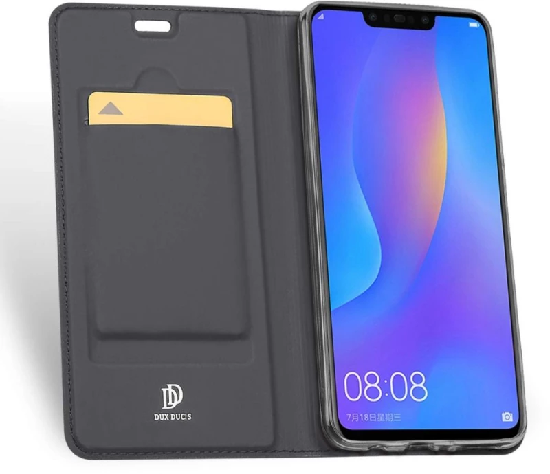 Θήκη DUXDUCIS SKINPRO SMART Folio για HUAWEI P SMART+ PLUS 2018 - ΓΚΡΙ