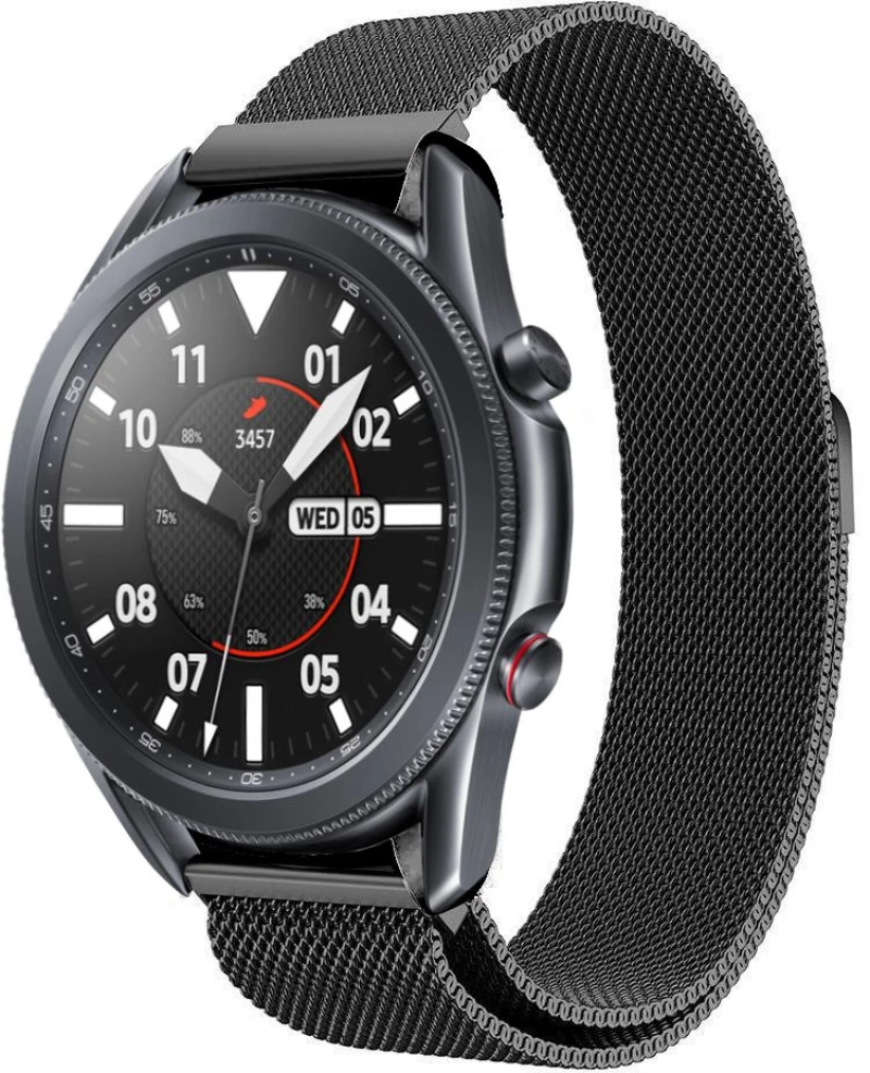Tech Protect MILANESEBAND λουράκι για Samsung galaxy WATCH 3 45MM - ΜΑΥΡΟ