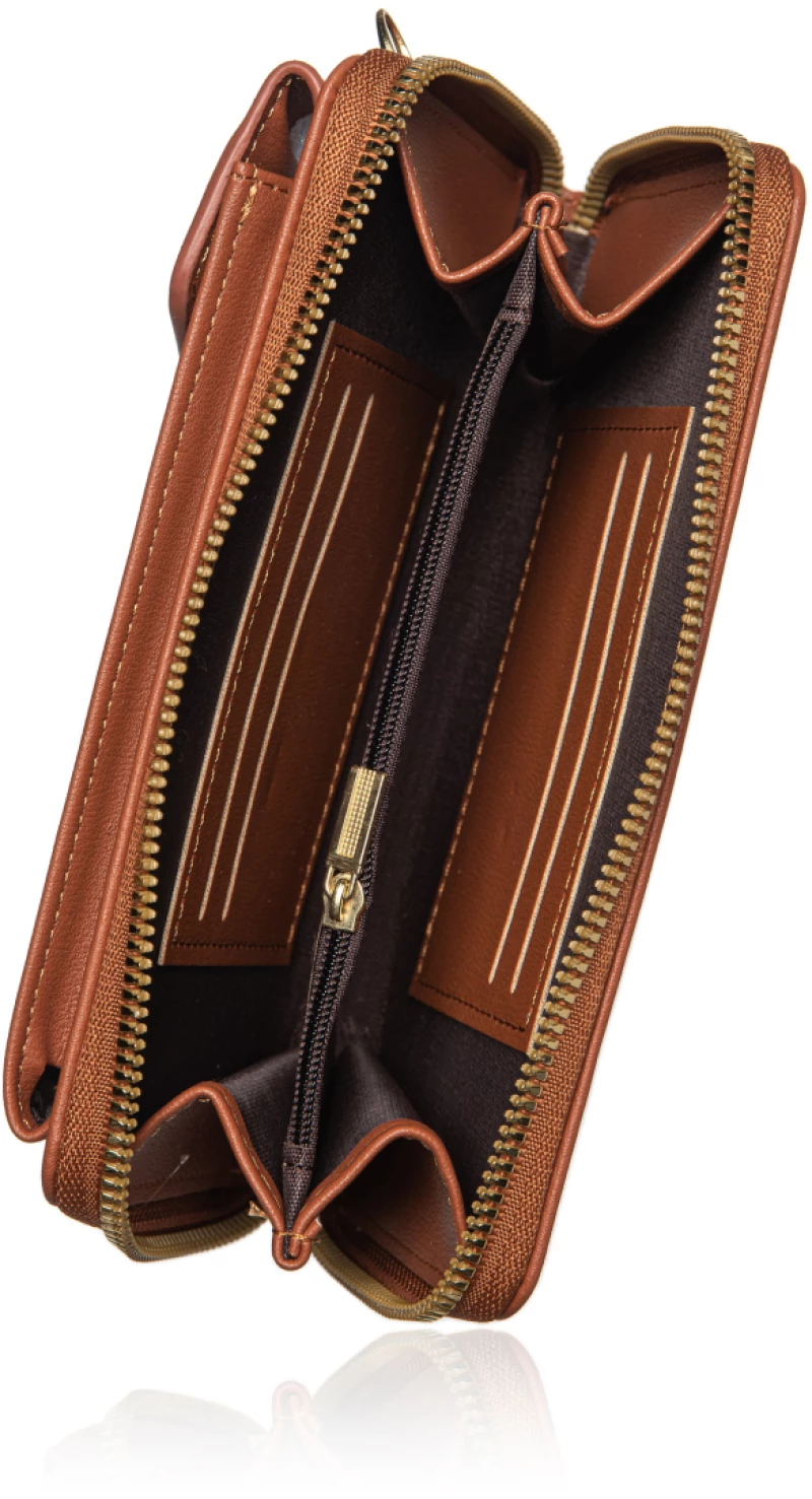 Naxius Crossbody Phone Bag NXPBLR-006 Brown Naxius