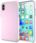 iLuv Stylish Case With Metallic Finish Apple iPhone X/Xs - Pink (AIXMETFPN)