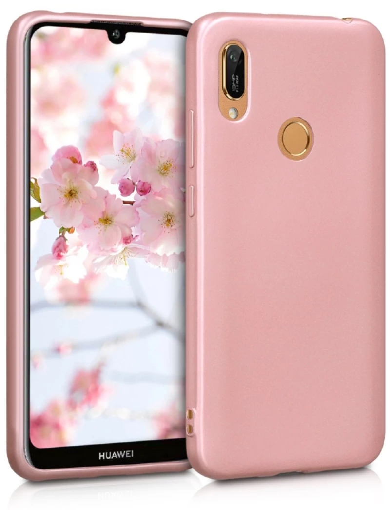 KW TPU Silicone Case Huawei Y6 Prime 2019 - Metallic Rose Gold (48123.31)