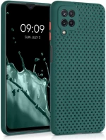 KW TPU Silicone Case Heat Dissipation Design Samsung Galaxy A12 - Dark Green (55906.80)