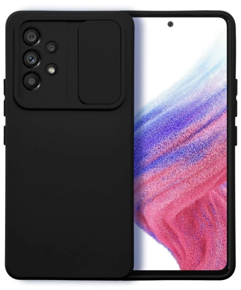 Slide Silicone Case Samsung Galaxy A23 5G  - Black